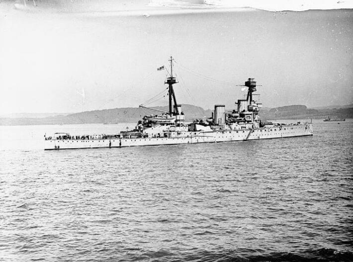 Nameplate HMS Indomitable (10 cm) 3d printed Invincible-class battlecruiser HMS Indomitable.