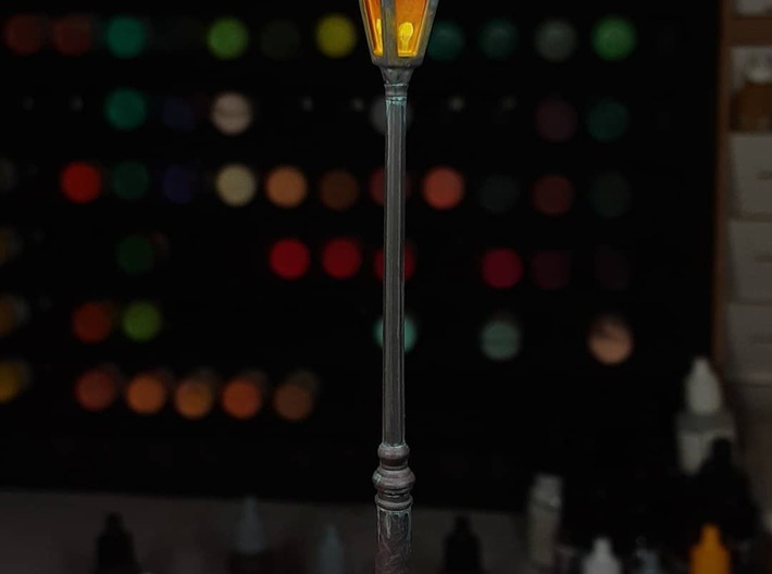 Street lamp 01. 1:48 Scale 3d printed