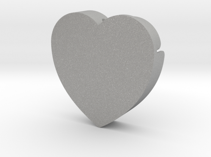 Heart shape DuoLetters print 3d printed