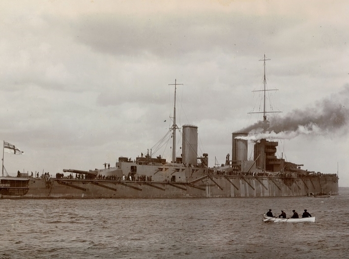 Nameplate HMS Queen Mary 3d printed Battlecruiser HMS Queen Mary.