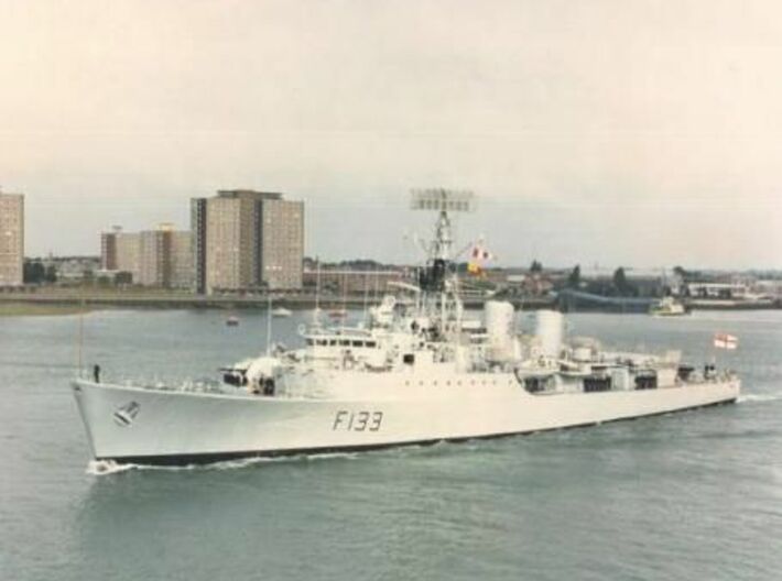 Nameplate HMS Tartar 3d printed Tribal-class frigate HMS Tartar.