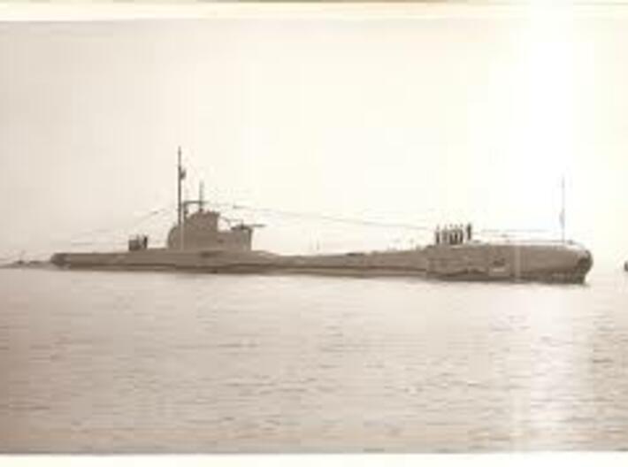 Nameplate HMS Triumph 3d printed T-class submarine HMS Triumph.