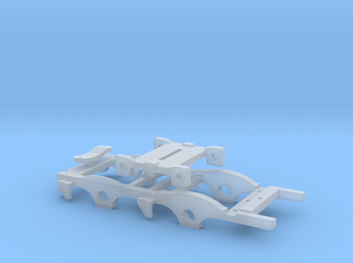 BROAD 4-4-0T - Chassis &amp; Bogie 3d printed