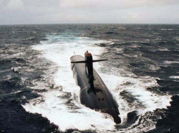 Nameplate Le Téméraire 3d printed Triomphant-class nuclear-powered ballistic missile submarine Le Téméraire.