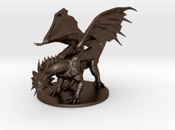 Young Bronze Dragon 3d printed