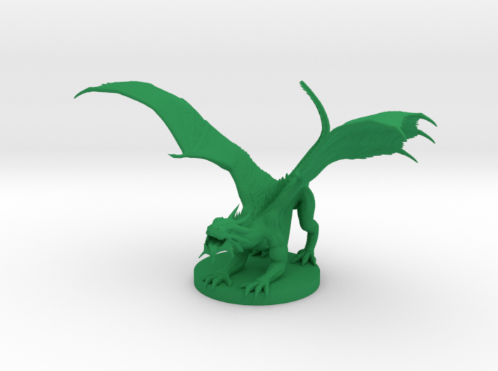 Bronze Dragon Wyrmling 3d printed 