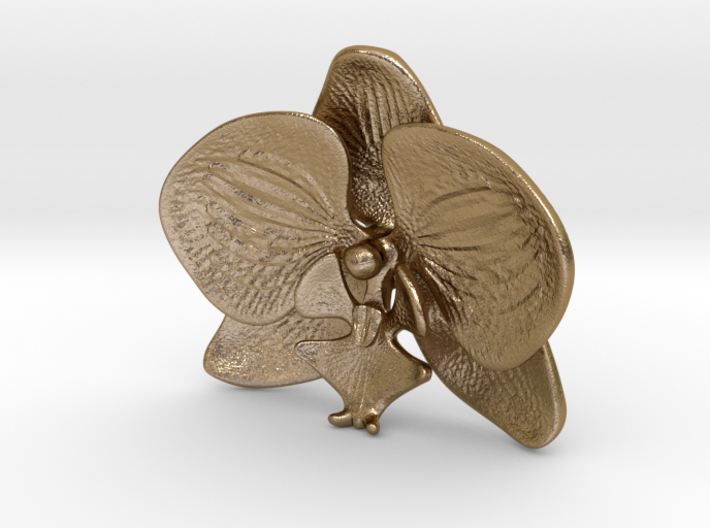 Orchid Pendant 3d printed 