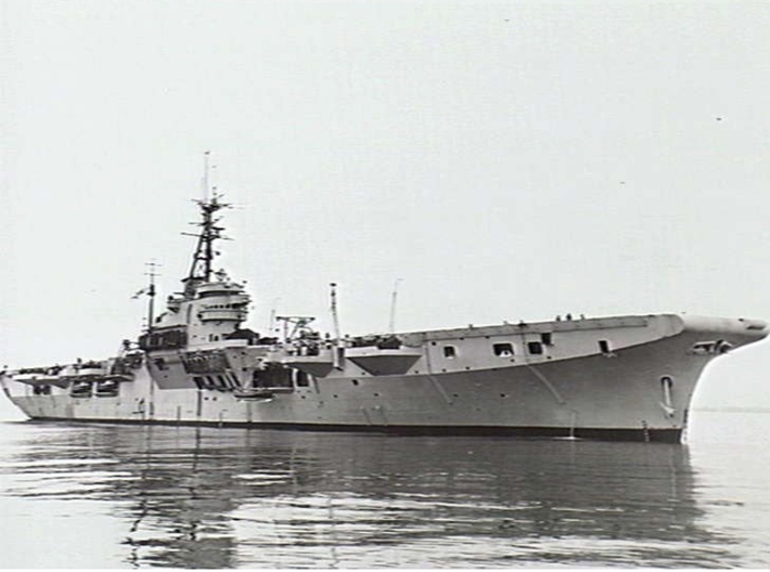 Nameplate HMAS Vengeance 3d printed Colossus-class aircraft carrier HMAS Vengeance.