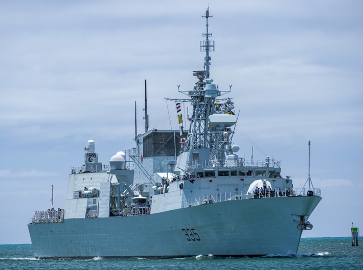 Nameplate HMCS Calgary 3d printed Halifax-class frigate HMCS Calgary. Photo: Jon Dasbach, US Navy. 