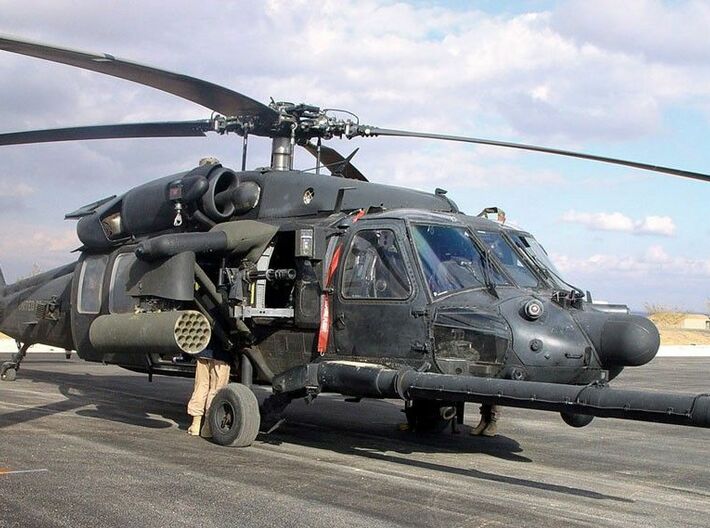 Nameplate MH-60L Black Hawk 3d printed Photo: US Army.
