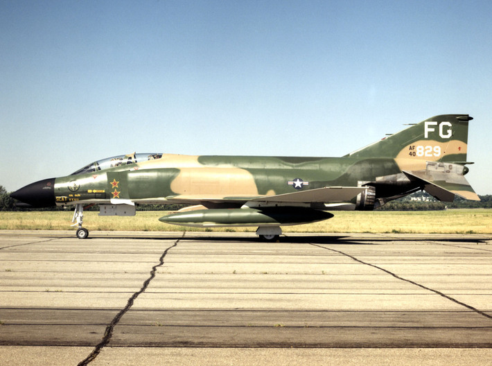 Nameplate F-4C Phantom II 3d printed 
