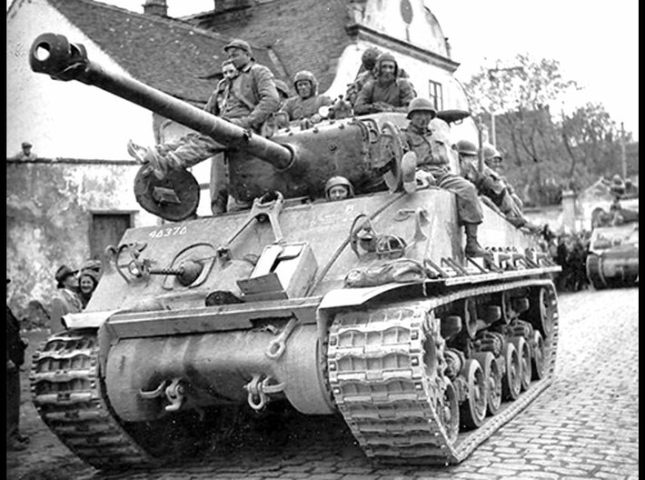 Nameplate M4A3E8 Sherman 3d printed 