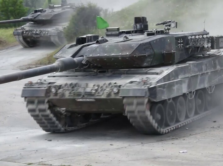Nameplate Leopard 2A6 3d printed 