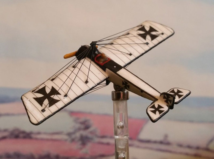Pfalz E.II (various scales) 3d printed Photo, paint job, and wires by Tim &quot;Flying Helmut&quot; at wingsofwar.org