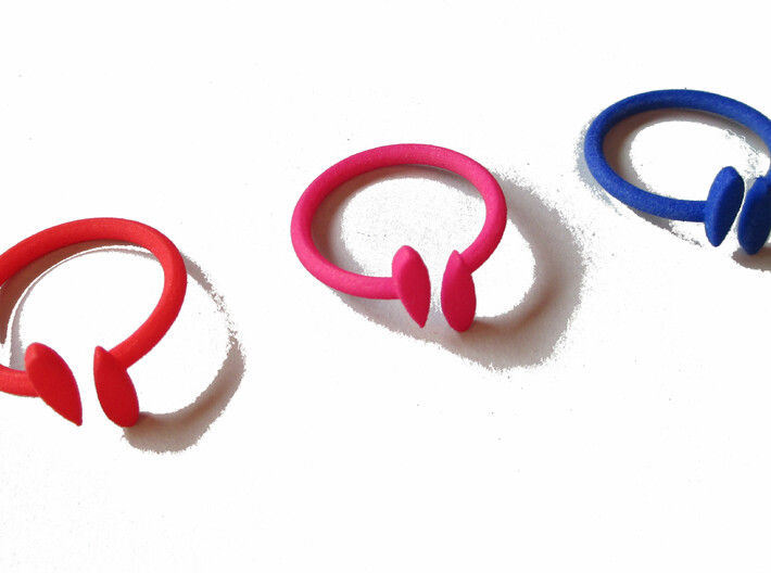 Seed ring size 7 3d printed 