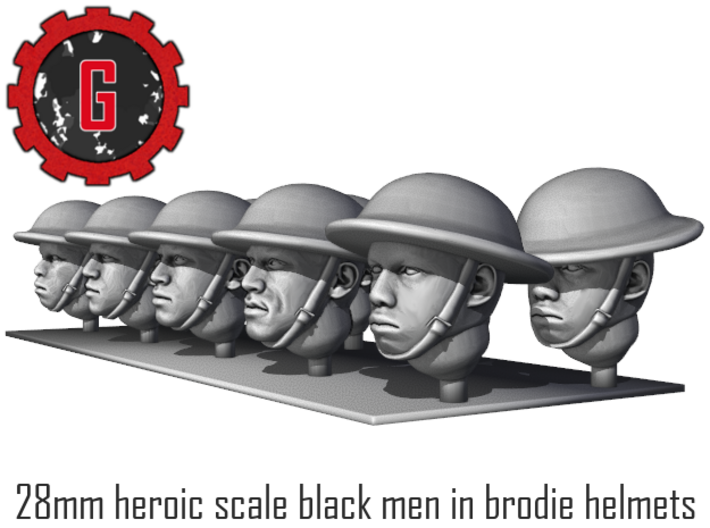 28mm heroic scale black brodies 3d printed