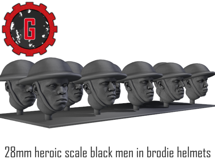 28mm heroic scale black brodies 3d printed 