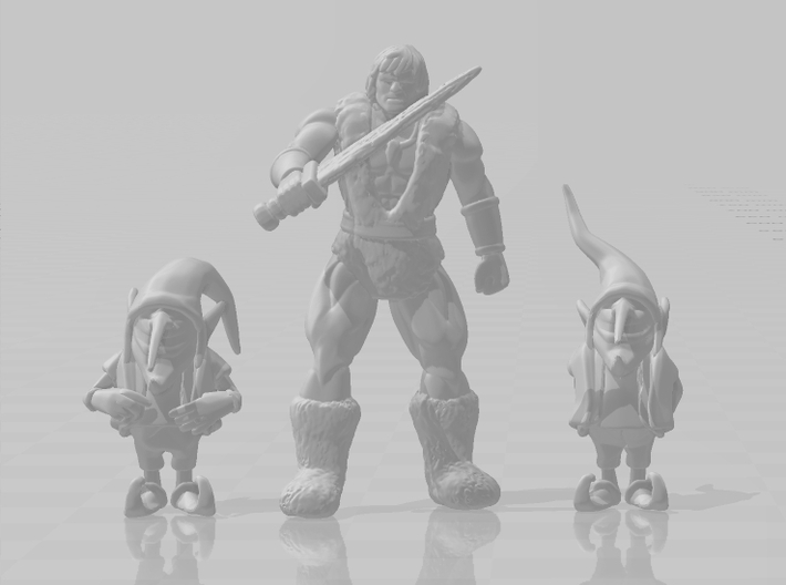 Evil Gnomes miniatures set fantasy game models dnd 3d printed 