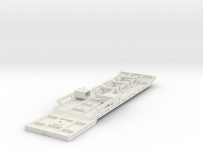 5-Achs Tieflader Rahmen V1 / 5-axle low bed frame 3d printed
