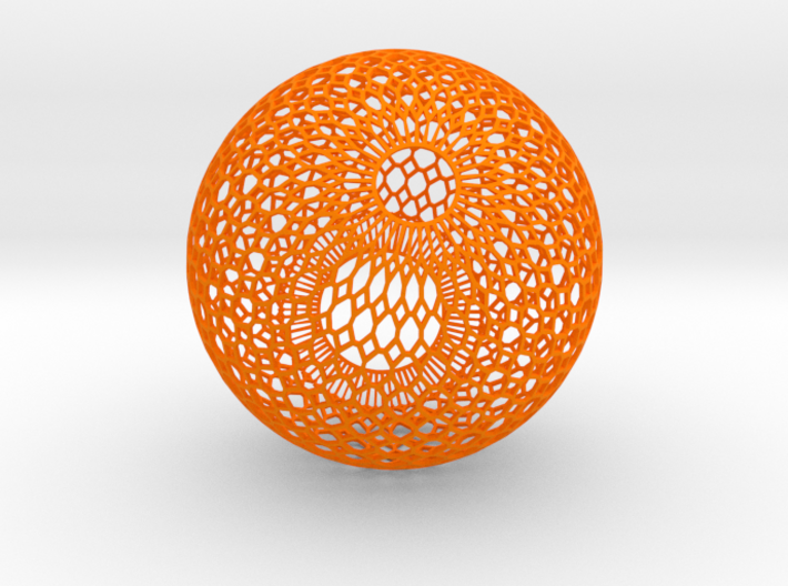Lampshade (Ikebana-1 Honeycomb Wireframe) 3d printed