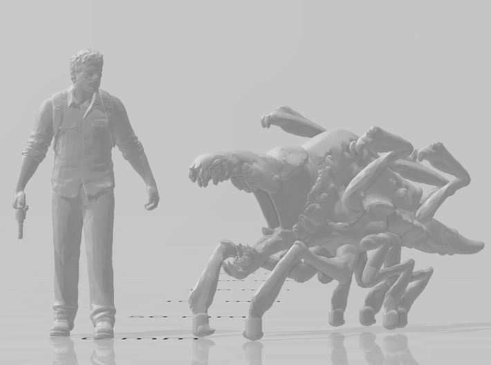 Cloverfield Parasite miniature model fantasy games 3d printed 
