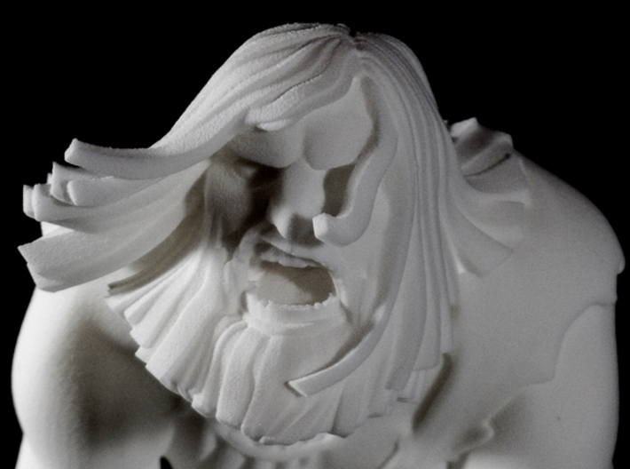 TheCaveman (Large) 3d printed Close up of the head