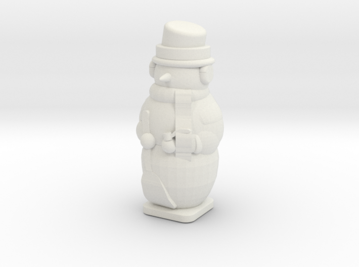 Light up snowman 3d printed