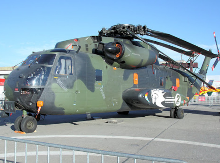 Nameplate CH-53 GA 3d printed 