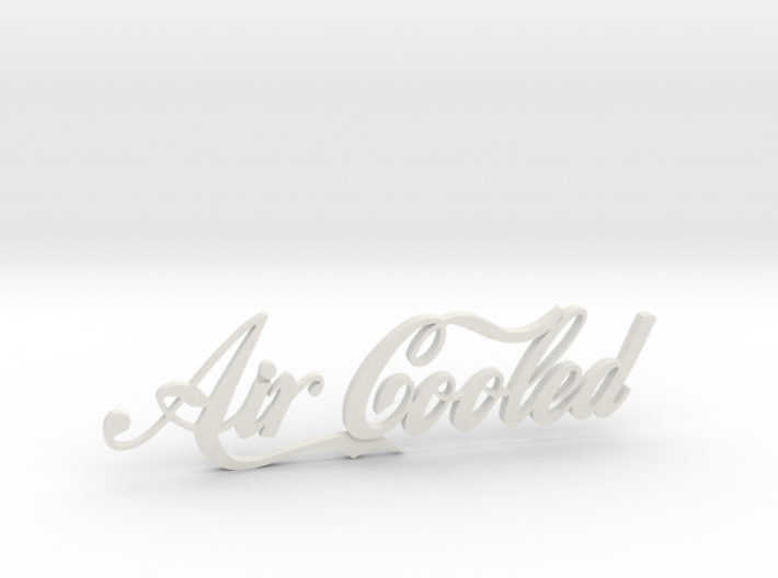 Aircooled Badge 3d printed
