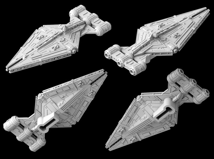 (Armada) Clone Wars Arquitens Light Cruiser 3d printed
