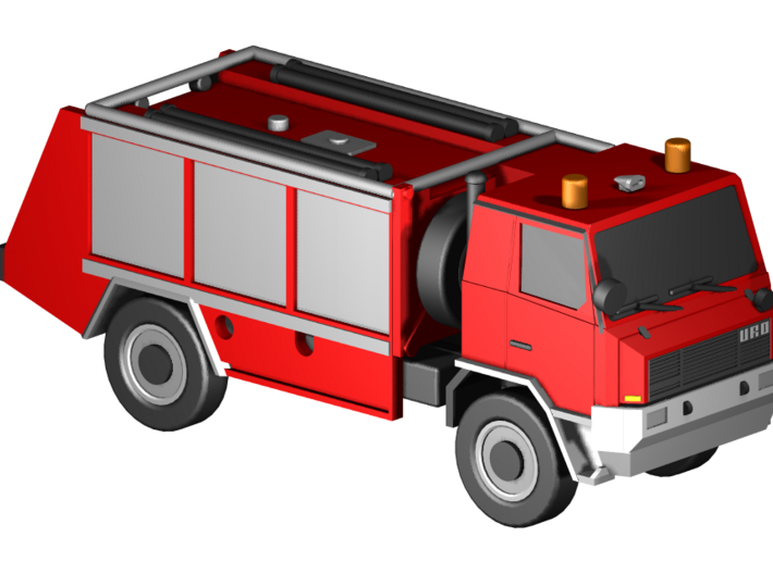 URO Fire Truck (Z scale 1:220) 3d printed 