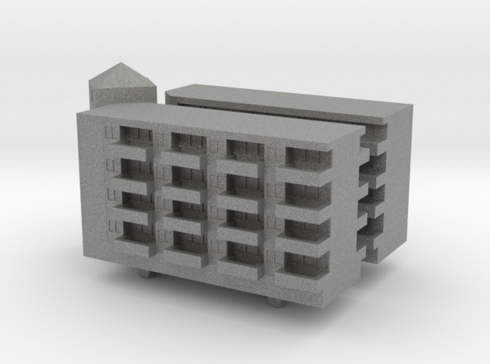 Residential Complex 1/500 3d printed