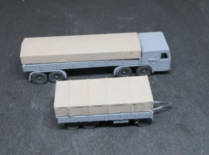 1/144 Faun L1500 D987 with 3 Axis trailer 3d printed