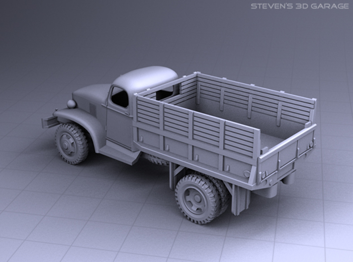 Chevrolet G506 4x4 Truck (front-winch) - (1:87 HO) 3d printed 