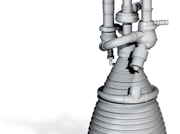 J-2 Engine (1:70) for Saturn IB or V 3d printed