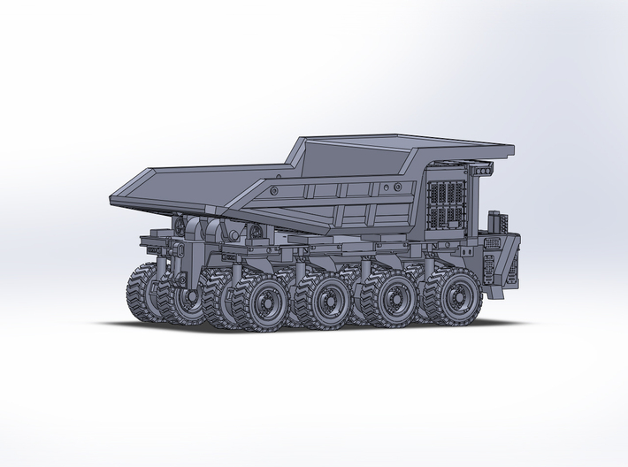 WTW220e dumptruck Sanjiang 3d printed 