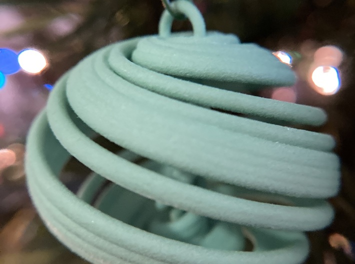 Langford Chaotic Attractor Ornament 3d printed