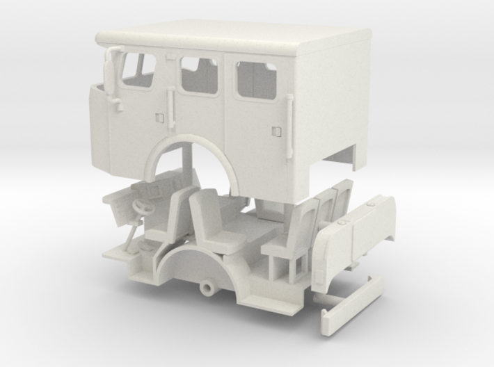 1/64 E-One Cyclone Flat Roof Cab 3d printed