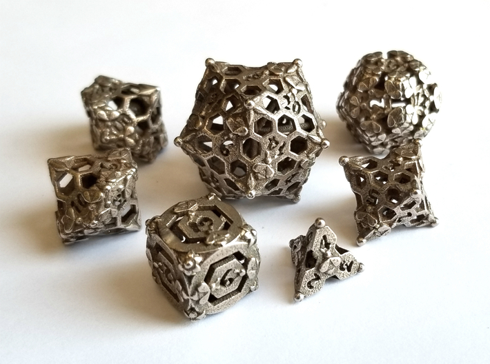 Bees Set Dice with D00 - Balanced 3d printed