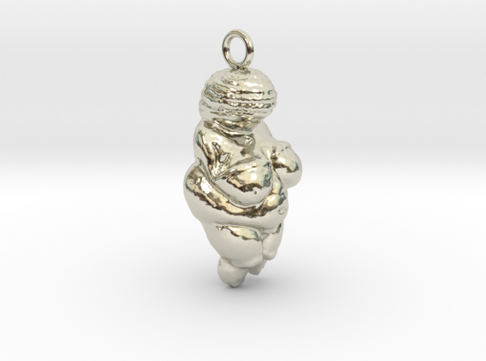 The Venus of Willendorf Pendant 3d printed