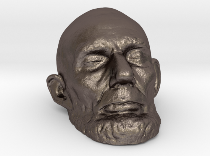 Abraham Lincoln life-size life mask 3d printed