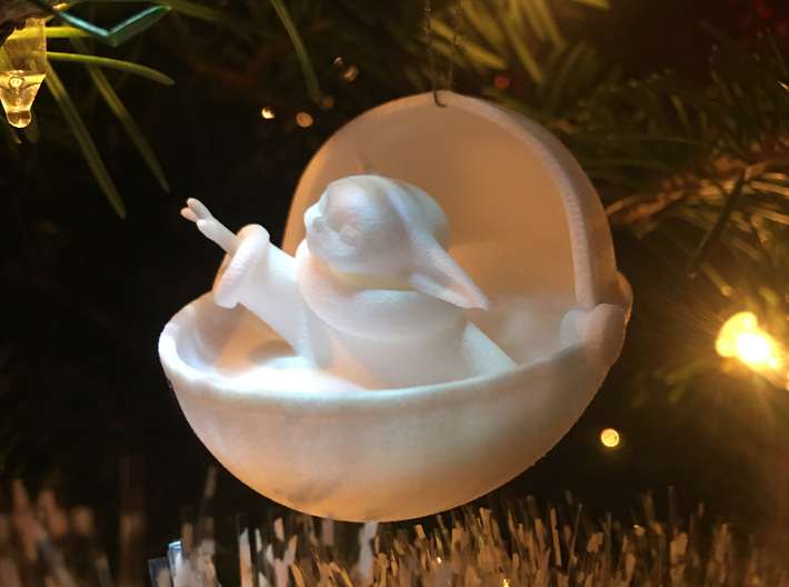 Baby Yoda Ornament 3d printed 