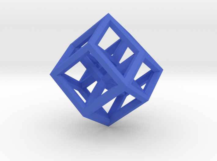 Hypercube Pendant 3d printed