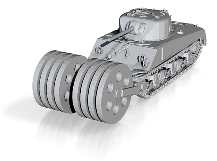 1/72 Scale M4 Sherman Mine Roller 3d printed