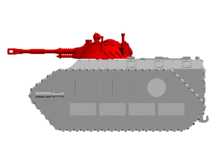 28mm Kimera Amphibious tank turret 3d printed 