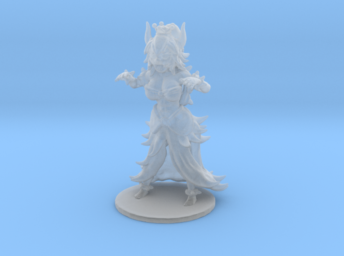 Bowsette 1/60 miniature for fantasy rpg and games 3d printed
