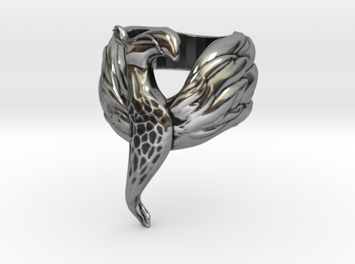 Phoenix ring (all sizes) 3d printed