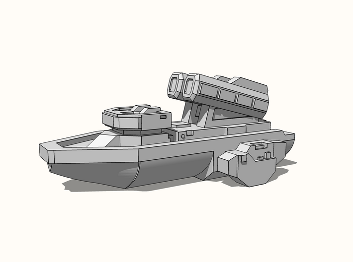 "Quarterback" Class Missile Boat 6mm 3d printed 