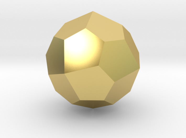 Pentagonal Icositetrahedron (Laevo) - 10mm 3d printed