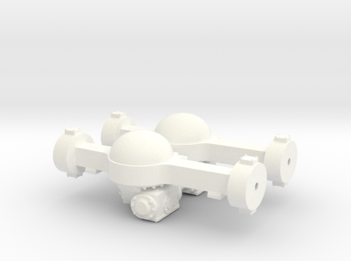 5 ton Rockwell axles 1/25 3d printed